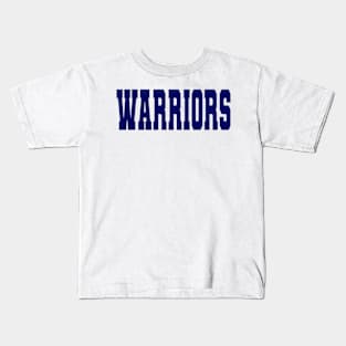 Navy Warriors mascot shirt Kids T-Shirt